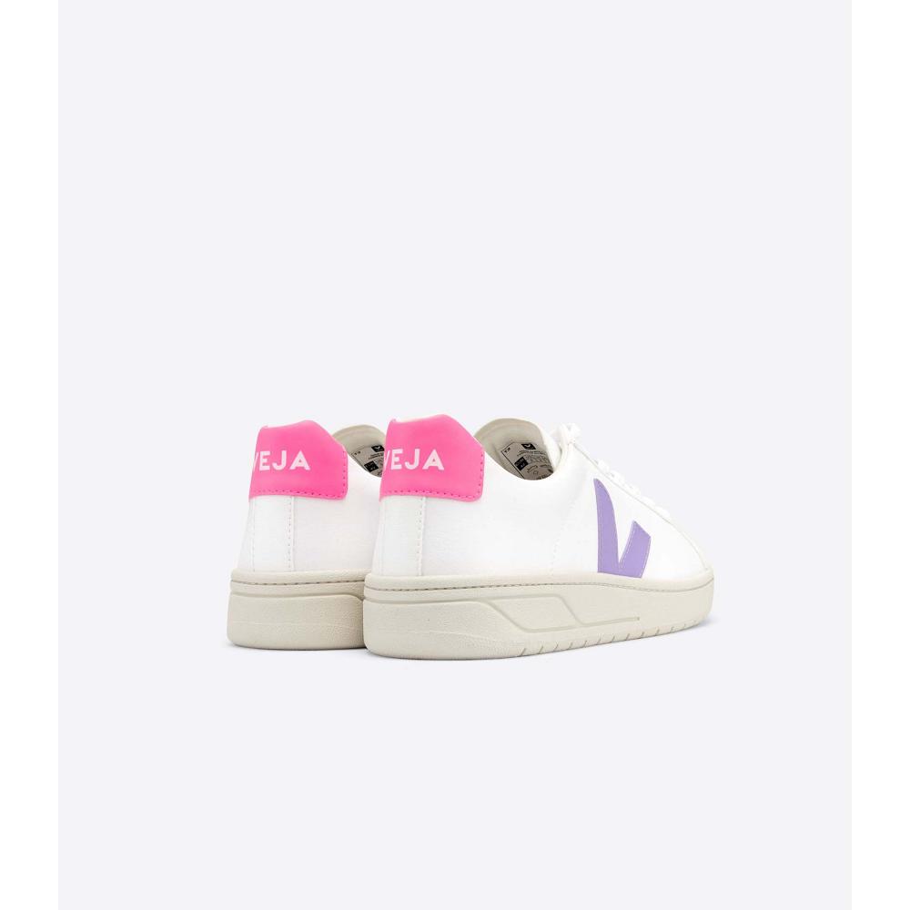 Women's Veja URCA CWL Shoes White/Purple/Pink | SG 563CTV